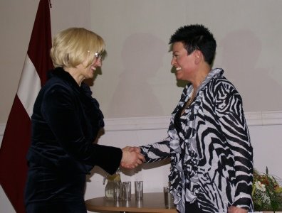 Minister of Health InGrida Circene welcomes Swedish project partners